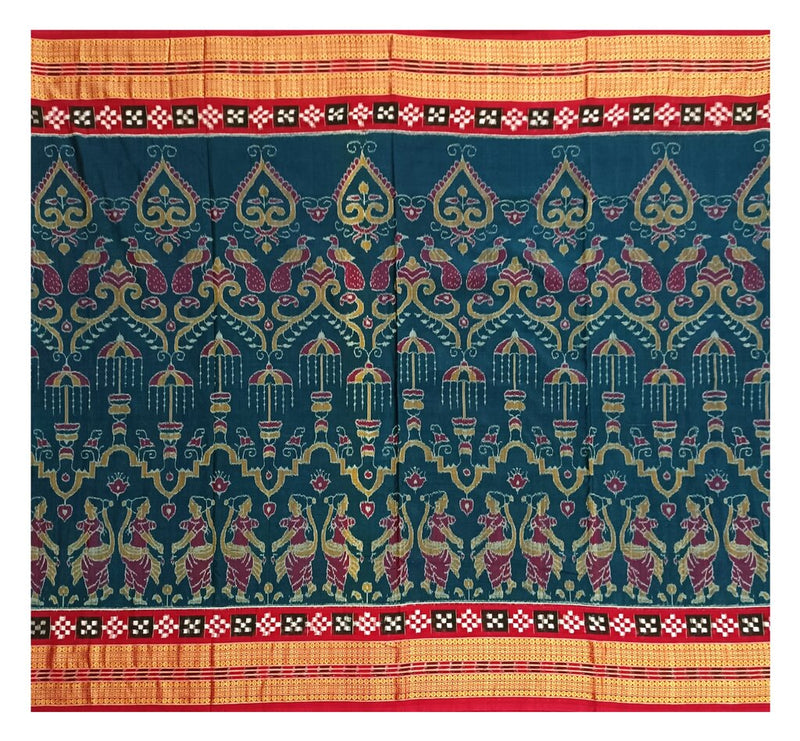 Sambalpuri cotton saree with blouse piece