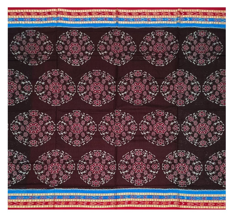 Sambalpuri cotton saree with blouse piece