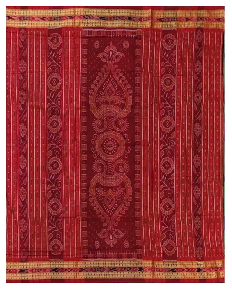 Sambalpuri cotton saree with blouse piece