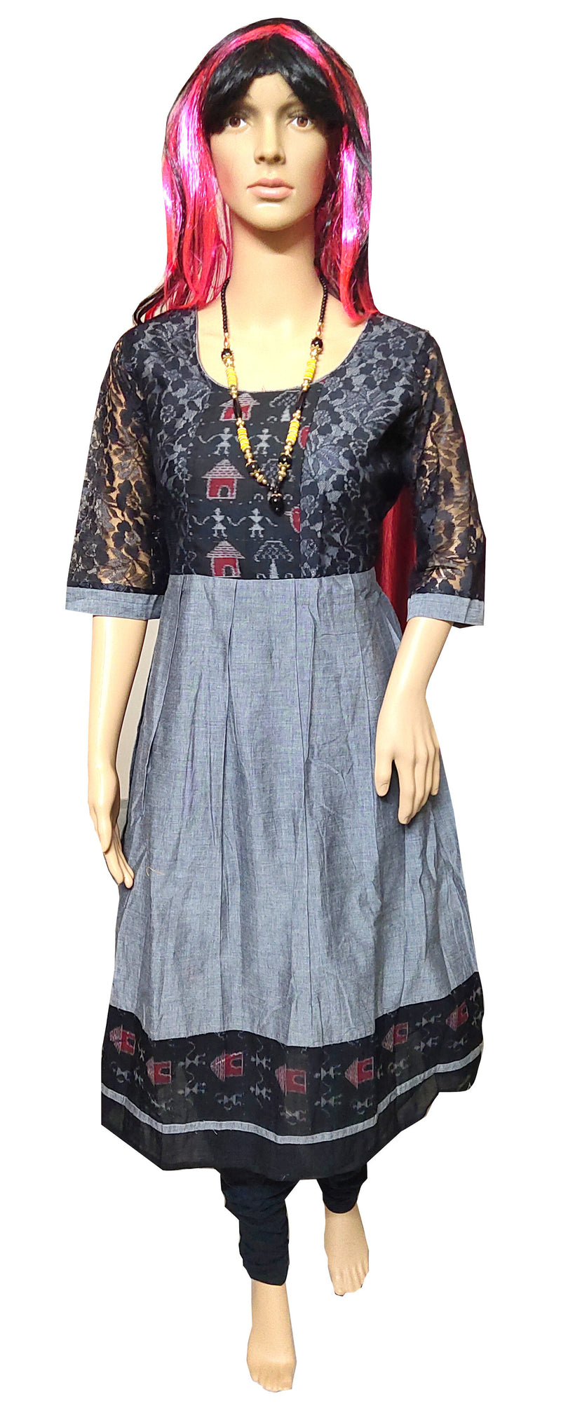 Sambalpuri Cotton Readymade Kurti. Size-40 (L)