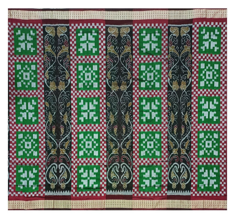 Sambalpuri silk saree with blouse piece