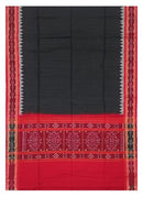 Sambalpuri cotton Dupatta, Black and red colors combination