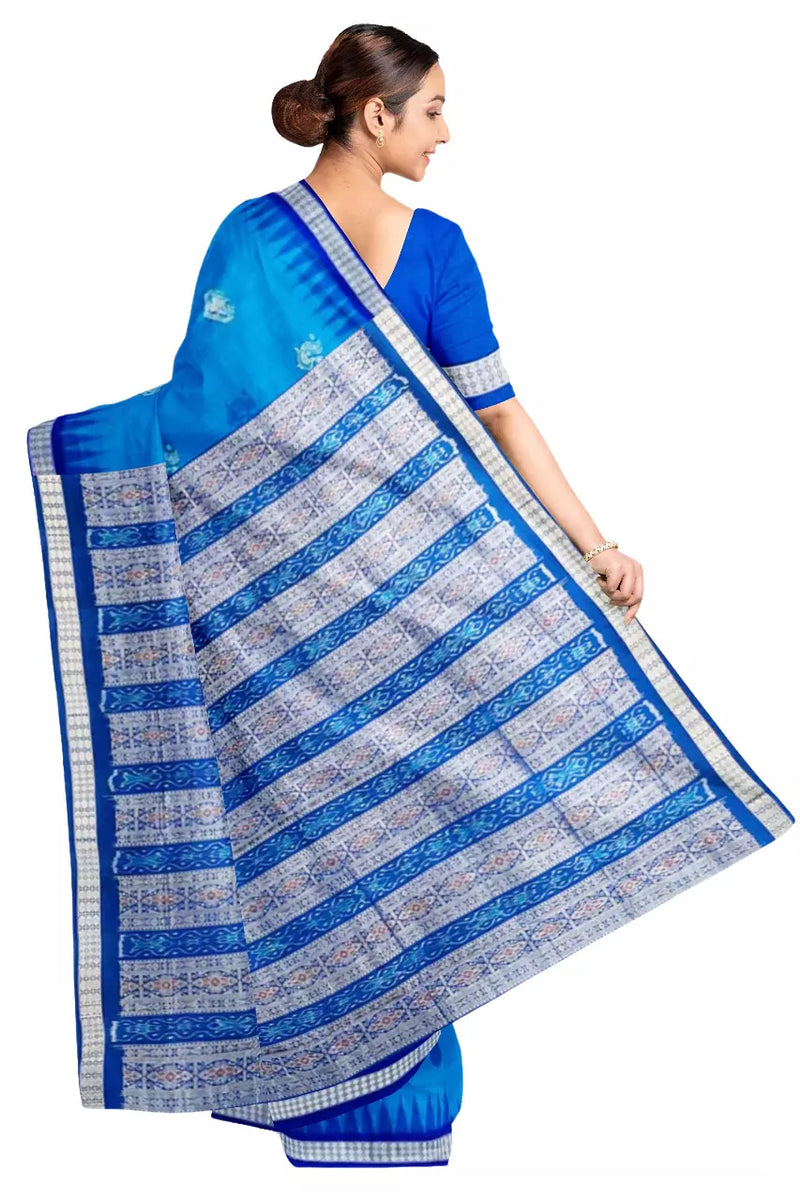 Bomkai silk saree with blouse piece