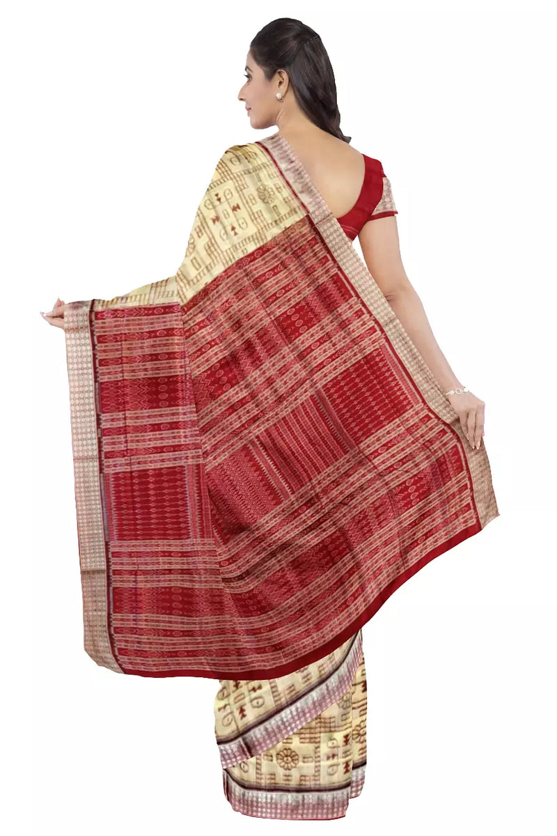 Sambalpuri Silk Saree with Blouse Piece