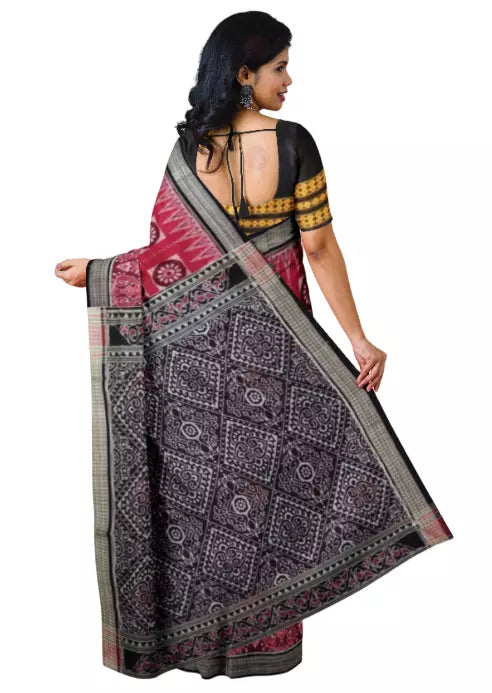 Sambalpuri Cotton Saree with Blouse Piece