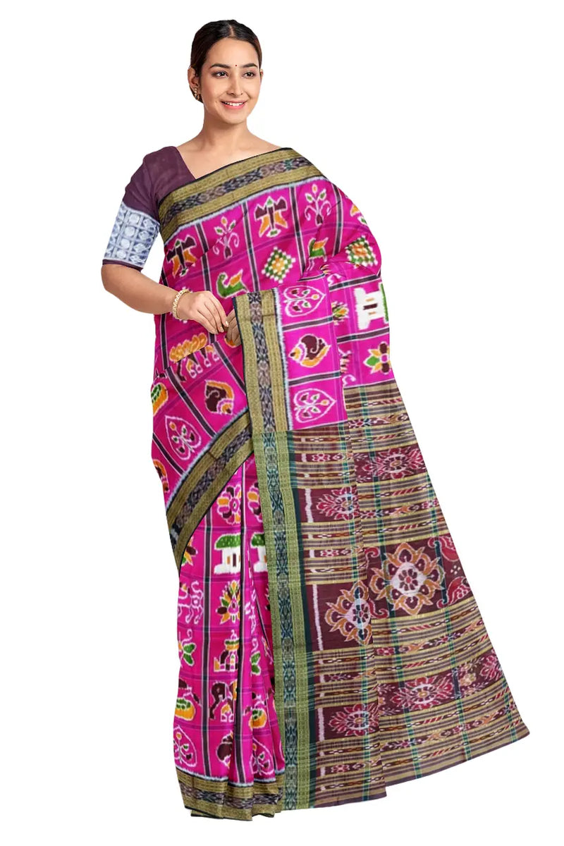 Nabakoti Khandua Silk saree