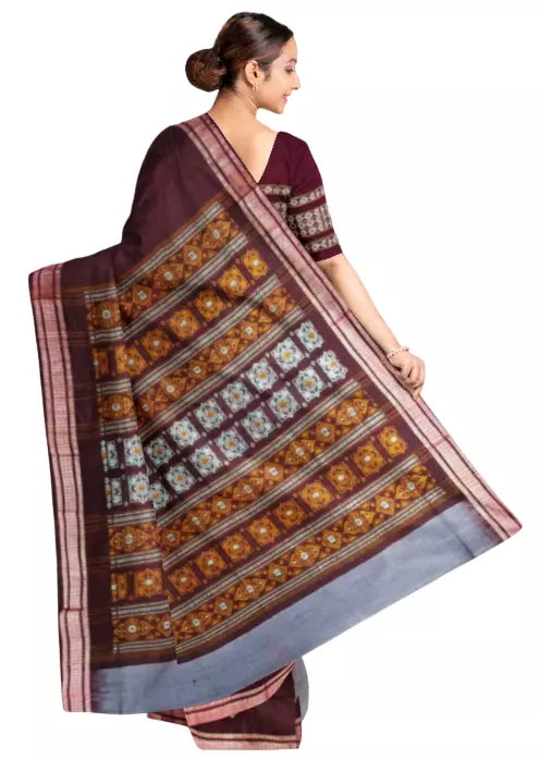 Bomkai Cotton Saree With Blouse Piece