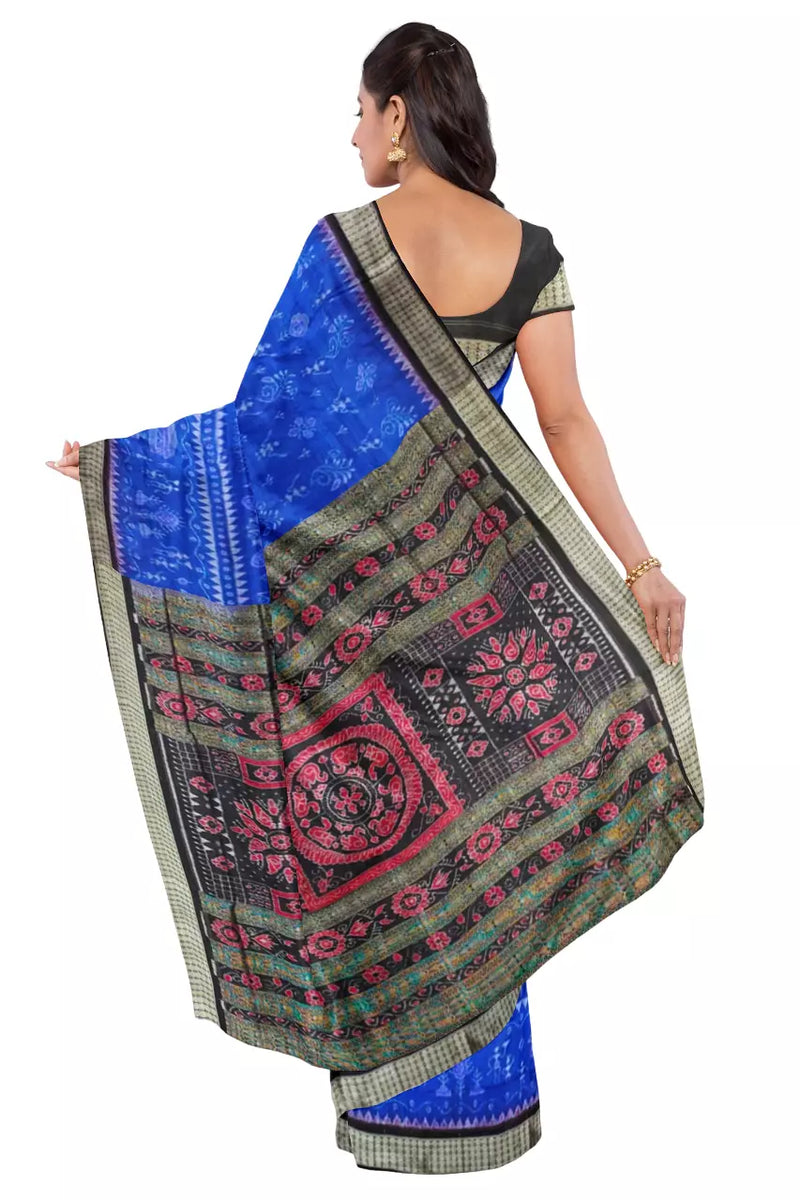 Premium Sambalpuri Silk Saree with Blouse Piece