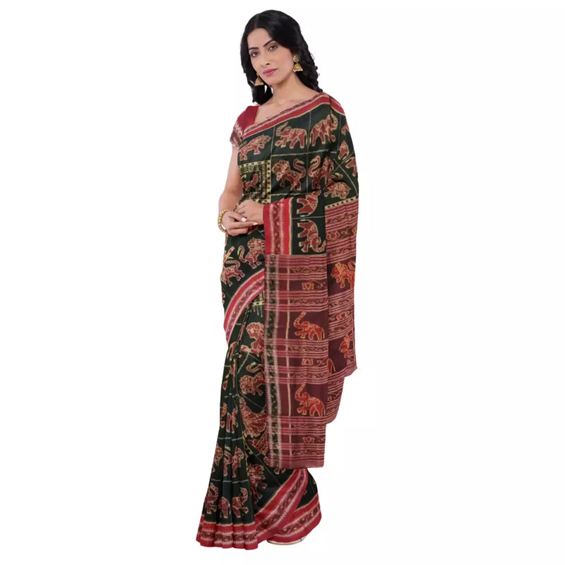 Exclusive Designs Sambalpuri  Cotton Saree with Blouse Piece