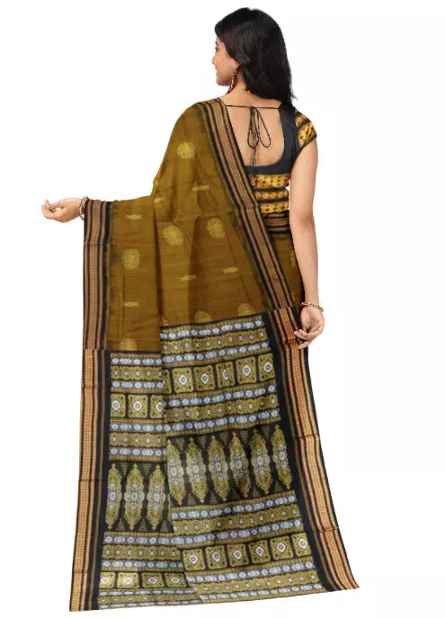 Bomkai Cotton Saree With Blouse Piece