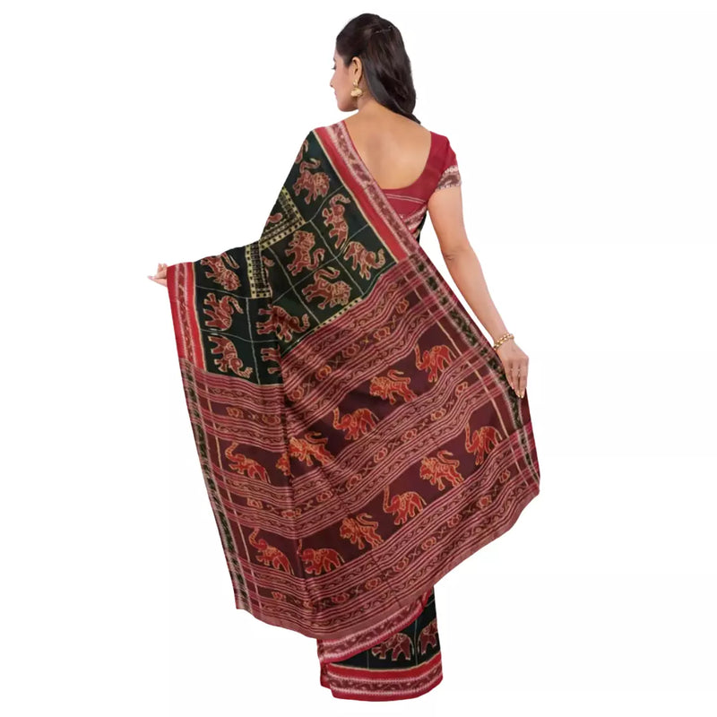 Exclusive Designs Sambalpuri  Cotton Saree with Blouse Piece