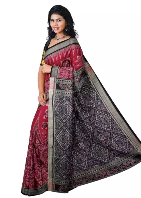 Sambalpuri Cotton Saree with Blouse Piece