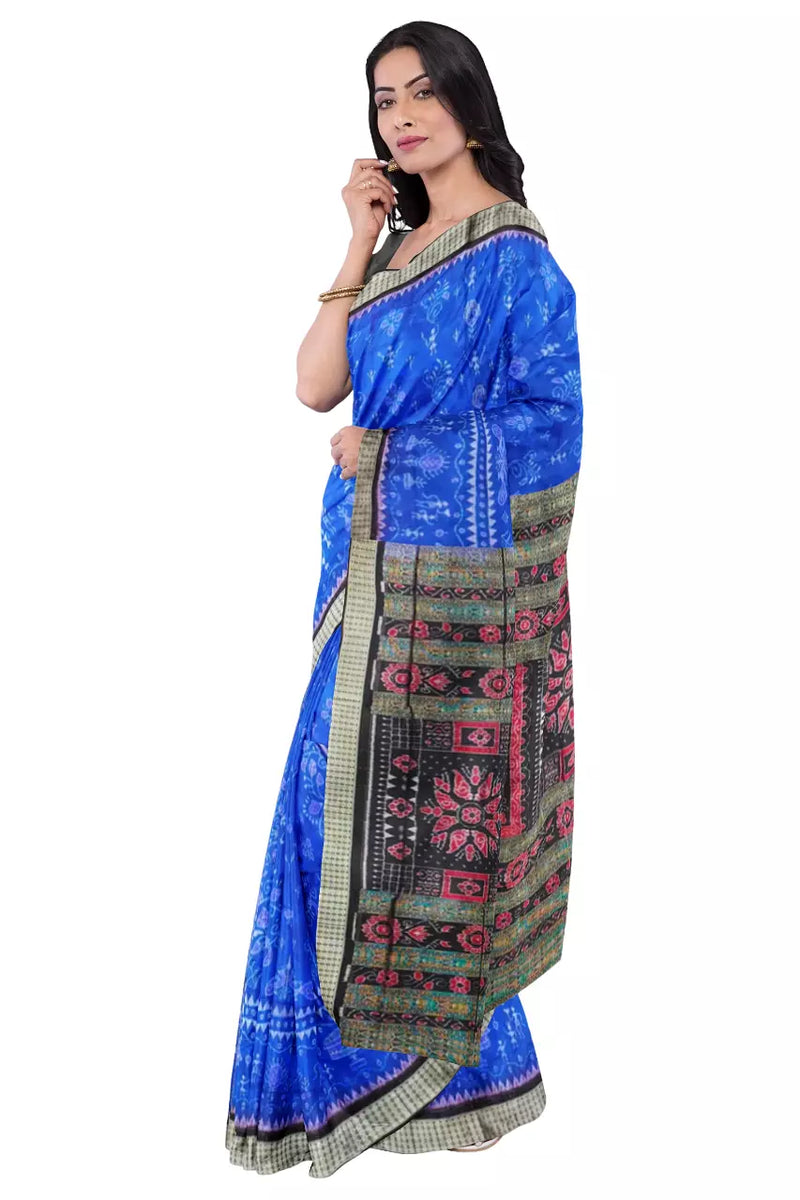 Premium Sambalpuri Silk Saree with Blouse Piece