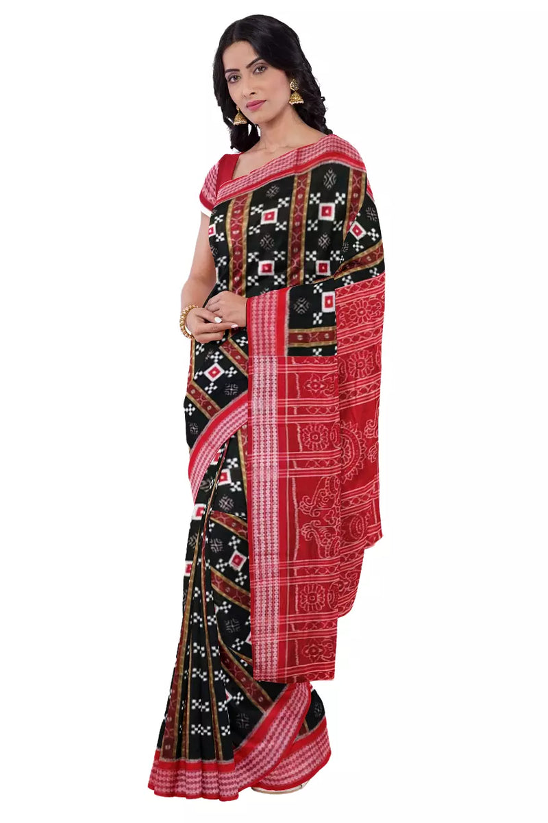 Pasapali design Sambalpuri cotton saree