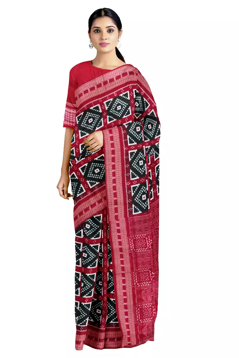 Pasapalli design sambalpuri cotton saree