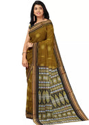 Bomkai Cotton Saree With Blouse Piece