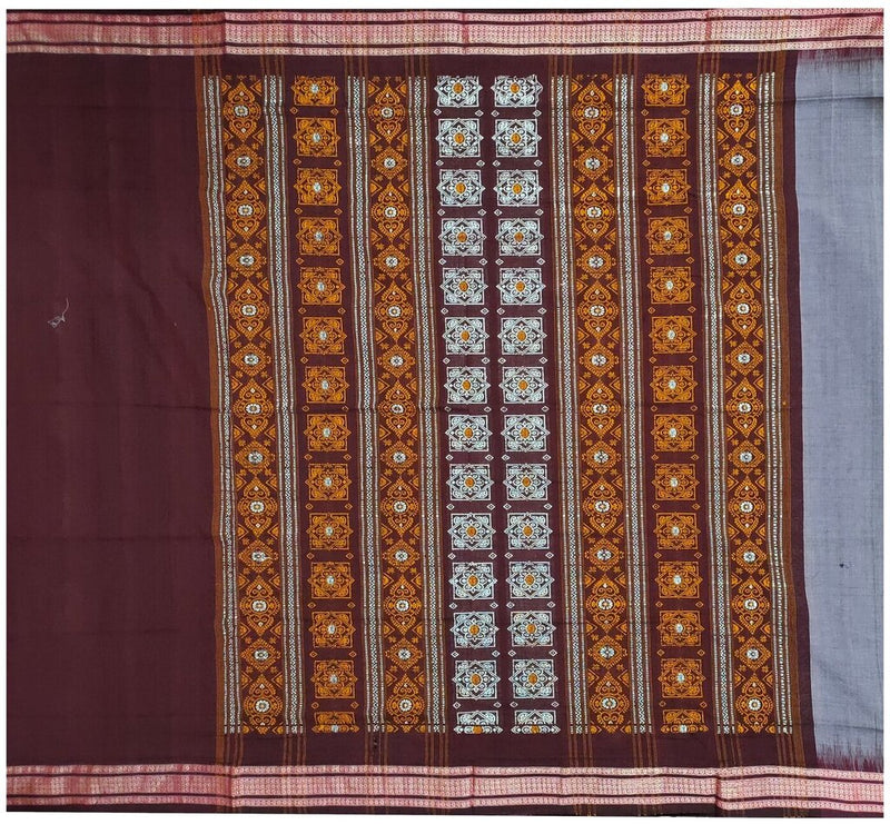 Bomkai Cotton Saree With Blouse Piece