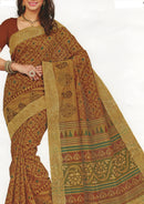 FANCY COTTON EMBROIDERY SAREE-Fancy Sarees-Odikala Fancy Store-OdiKala