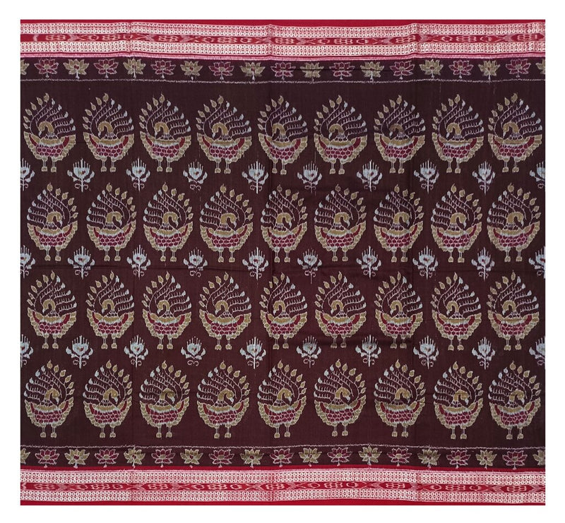 Sambalpuri cotton saree with blouse piece