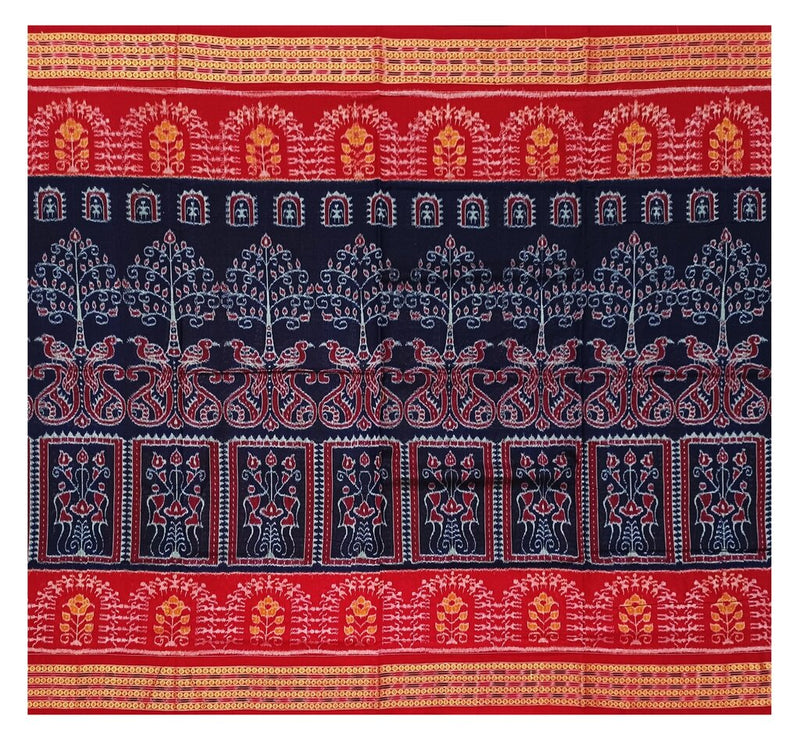 Sambalpuri cotton saree with blouse piece